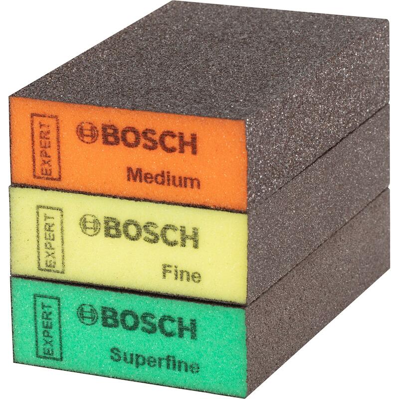 SCHUURSPONZENSET FLAT EDGE  2608901175  (3ST)BOSCH