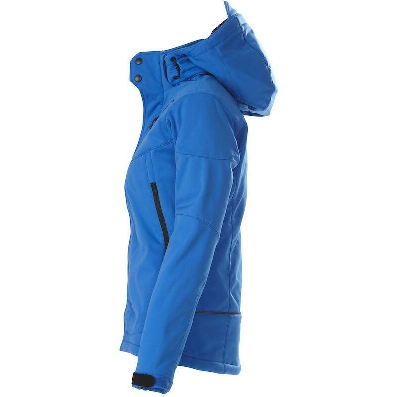 JAS DAMES SOFTSHELL - PRINTER SKELETON LADY - OCEAANBLAUW L
