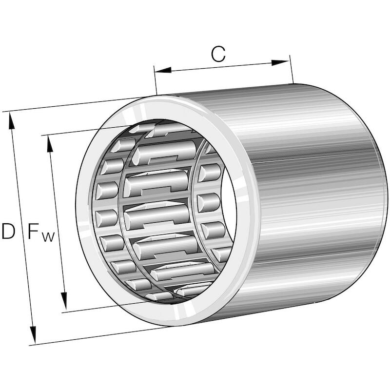VRIJLOOPLAGER               HFL3530-L564       INA