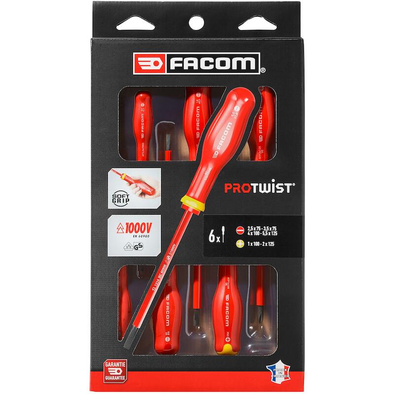 SCHROEVENDRAAIERSET VDE     ATPVE.J6PB  (6ST)FACOM