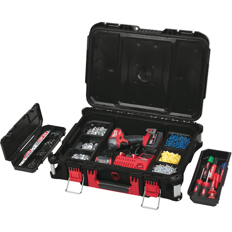 Milwaukee - Coffret pour système - Packout 3 - 561 x 411 x 165 mm - 19 l - Max. 34 kg - 02875811