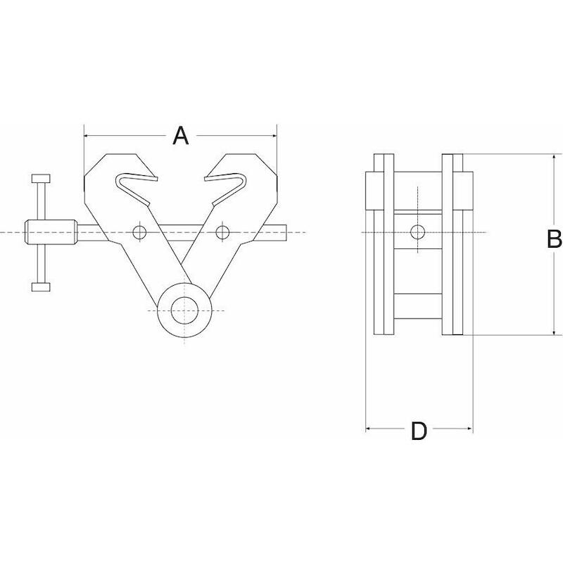BALKENKLEM 1T               CSVW-1.0 75-190MM REMA