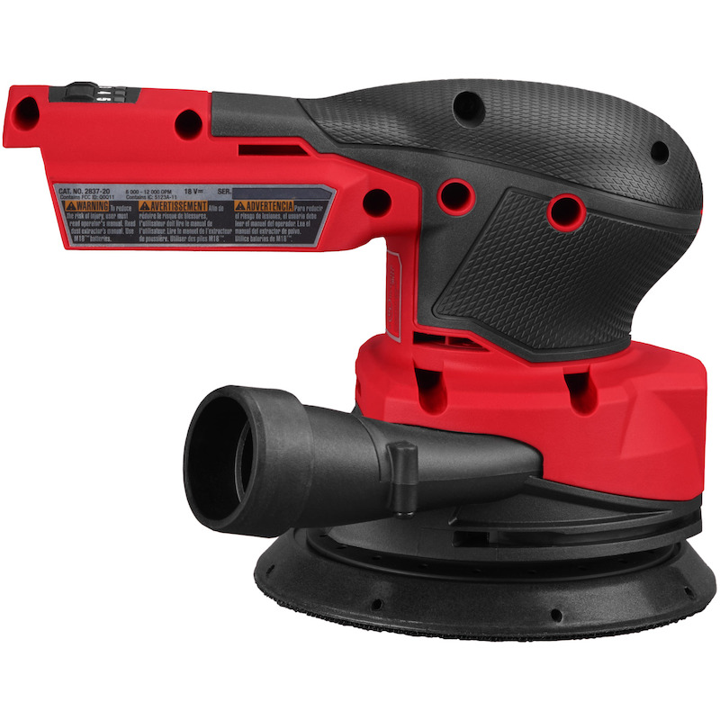 Milwaukee - Accu-excenterschuurmachine - M18 fuel M18 FROS125-0B - 18 V - ø 125 mm - body - in transporttas - 08119317
