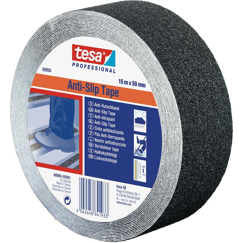 RUBAN ADH.ANTI-SLIP NOIR    60950  50MM X 15M TESA