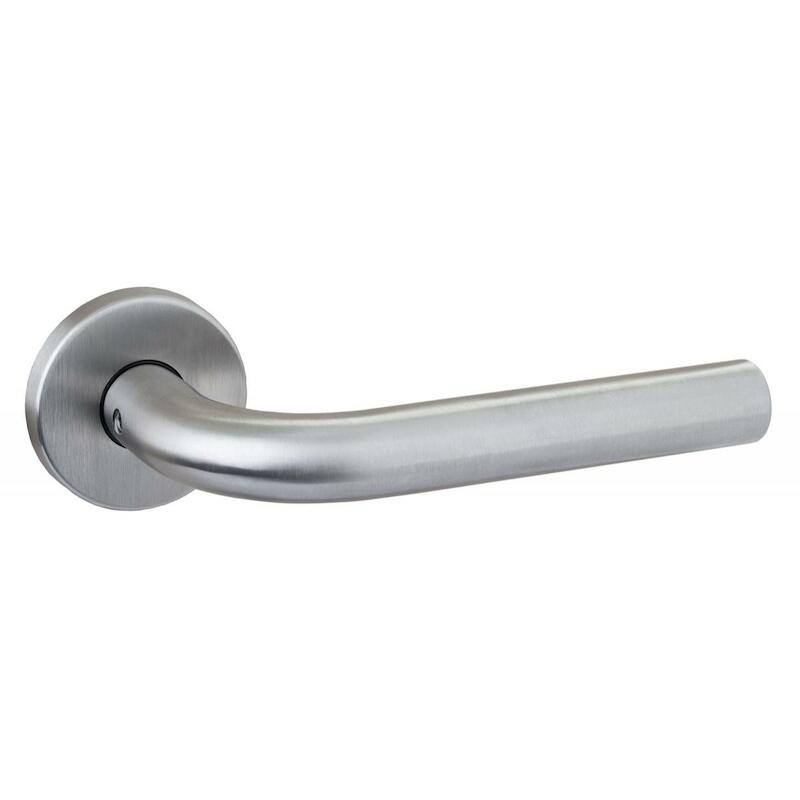 DEURKRUK L INOX 19MM + ROZ. BASIC           CRIDEA