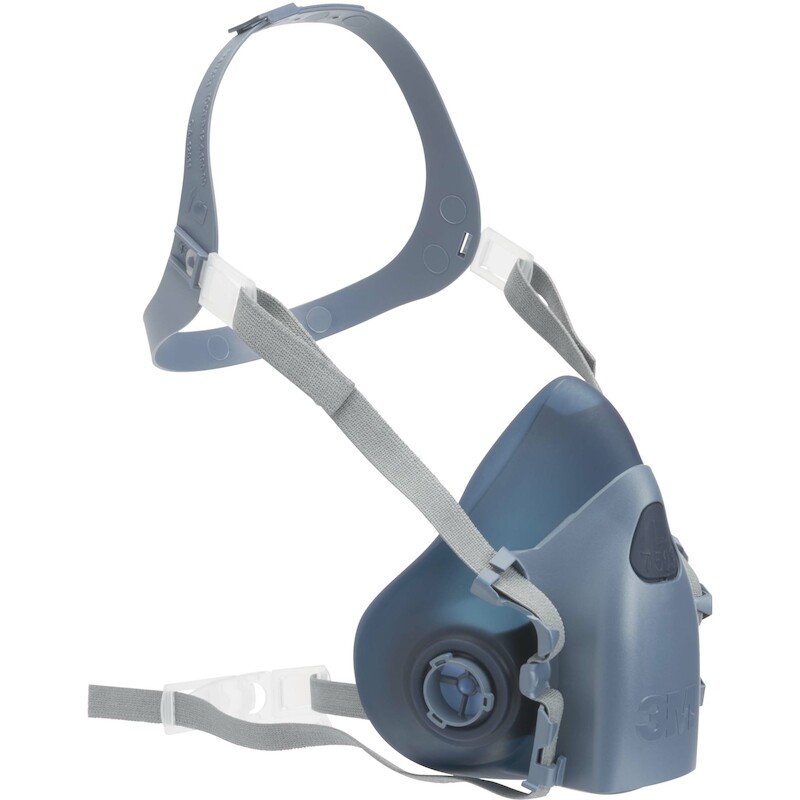 HALFGELAATSMASKER SILICONERUBBER     7503 - LARGE