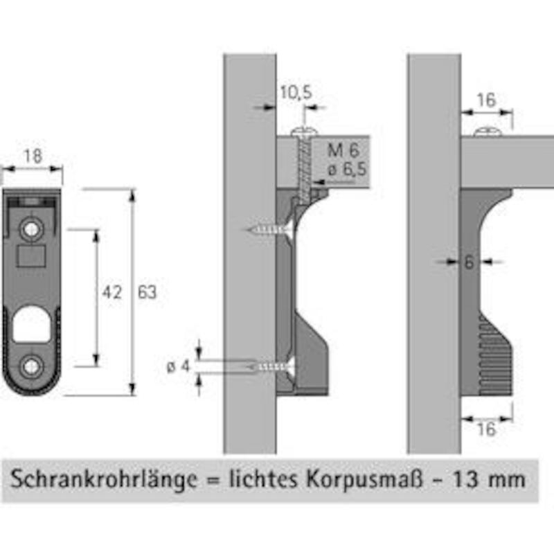 GARDEROBEBUISHOUDER SL786               HETT-70668