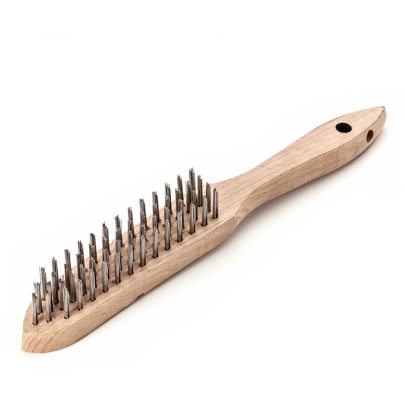 BROSSE A MAIN 4R. 290MM     100041 ACIER  LESSMANN
