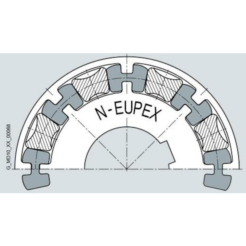 CAOUTCH.DE REMPL.N-EUPEX  A/B125 - SET = 6ST