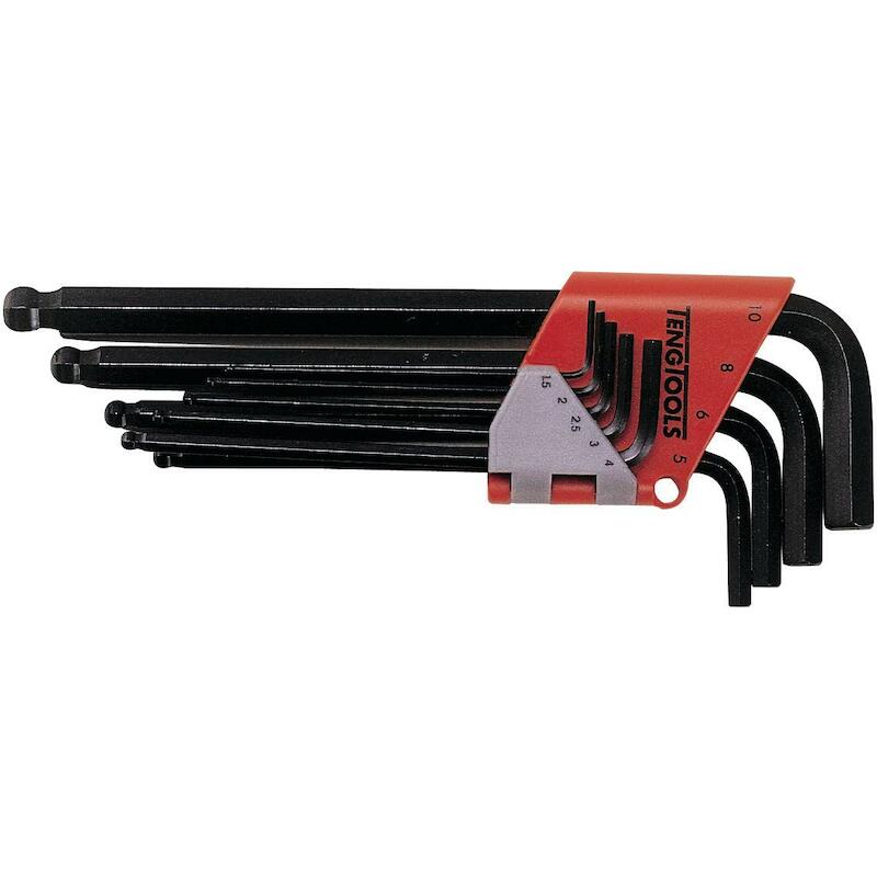 JEU DE CLÉS 6P.MÂLE SP.(MET)11226 (9PCS) TENGTOOLS