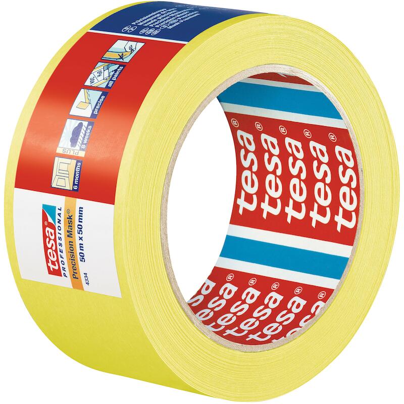 RUBAN ADH.TESAKREPP JAUNE   4334  50MM X 50M  TESA