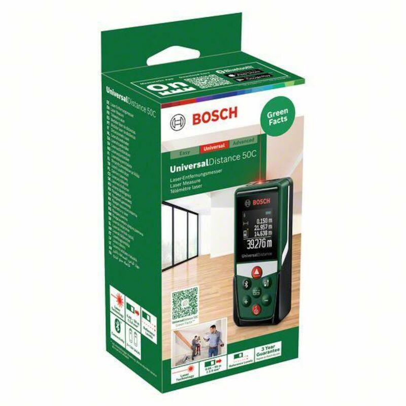 LASERAFSTANDSMETER 50M      UNIDISTANCE 50C 2XAAA