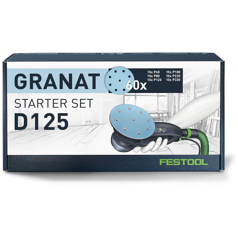 JEU DISQUES ABRAS. 125MM    578668 GRANAT  FESTOOL