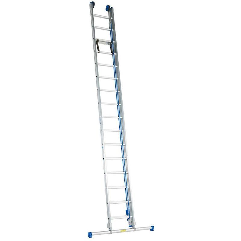 LADDER MET TOUW    2X26 SPORTEN E26 -11,75M SOLIDE