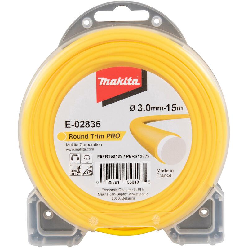NYLONDRAAD TYPE ROND PRO, 3,0 MM X 15 M - E-02836 - MAKITA