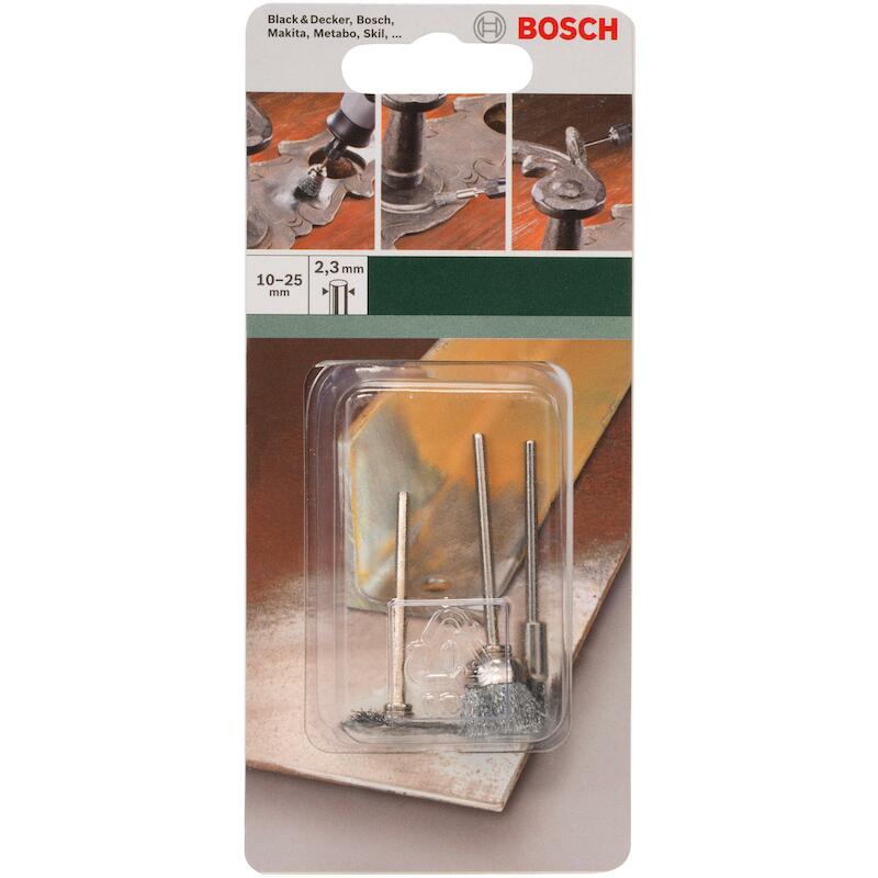 SET DE MINI BROSSES         2609256554  (3PC)BOSCH