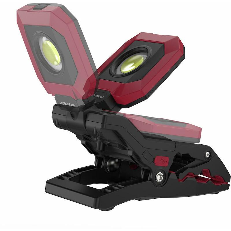 KLEMLAMP 1700LM 4 STANDEN   R95700176   GEDORE RED