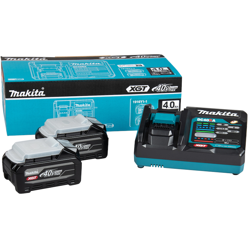 ACCU 40V/2X4AH + CHARGEUR   1916Y1-1        MAKITA