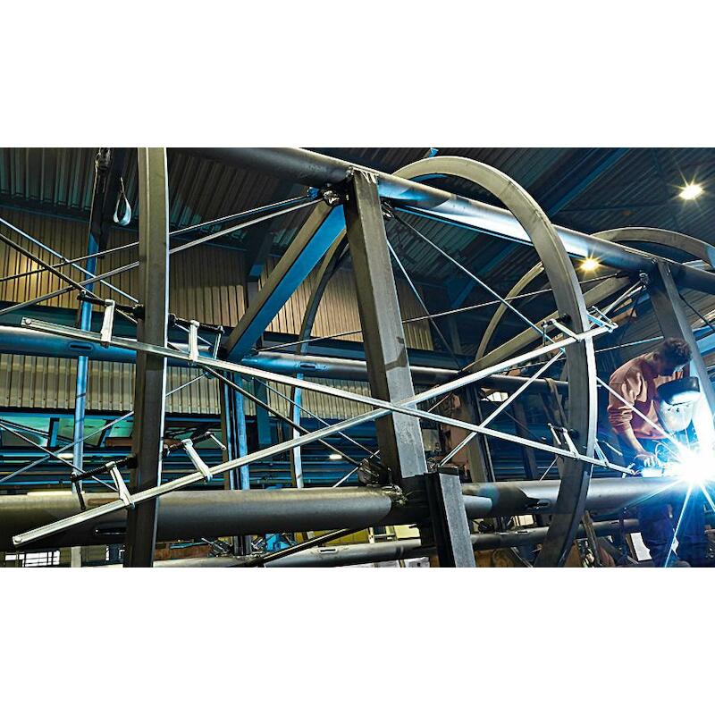 GLIJBEUGEL - BESSEY SLV - COMPLEET HEFBOOMGREEP -120 MM