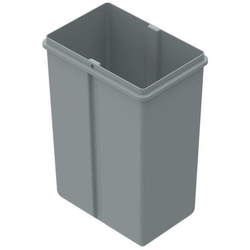 BIN.IT DUO II 400 225/305/290MM GRIJS HETT-9080022