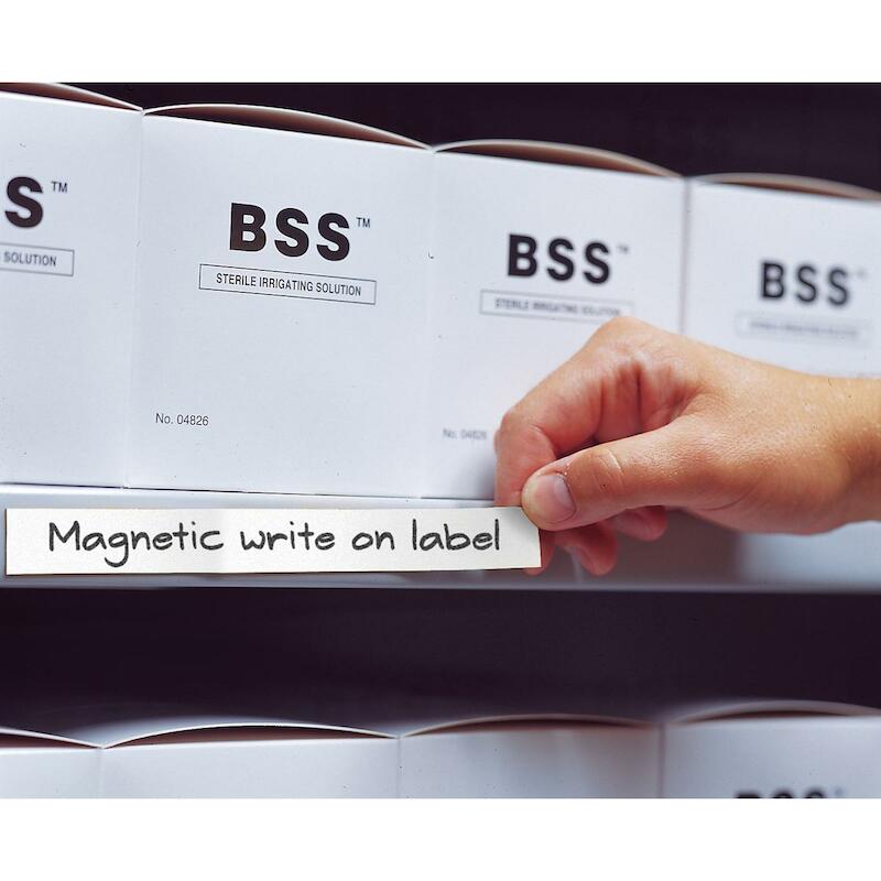 MAGNEETSTRIP - BRADY 234967 - WIT 216X 26 MM (25 EA)