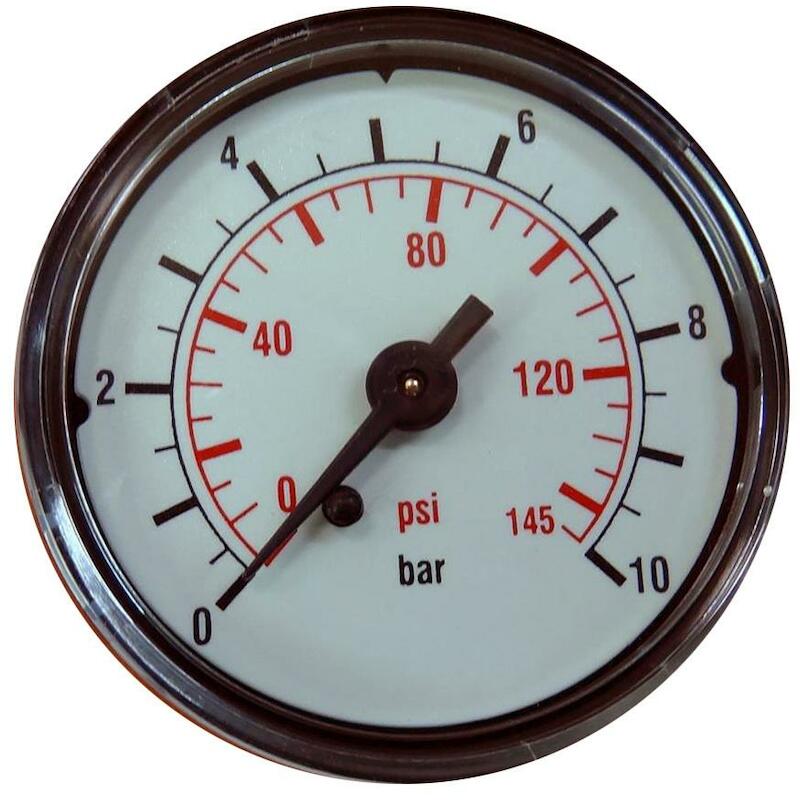 MANOMETRE 1/4"AA D50-0/1,6BAR   1425   ABS