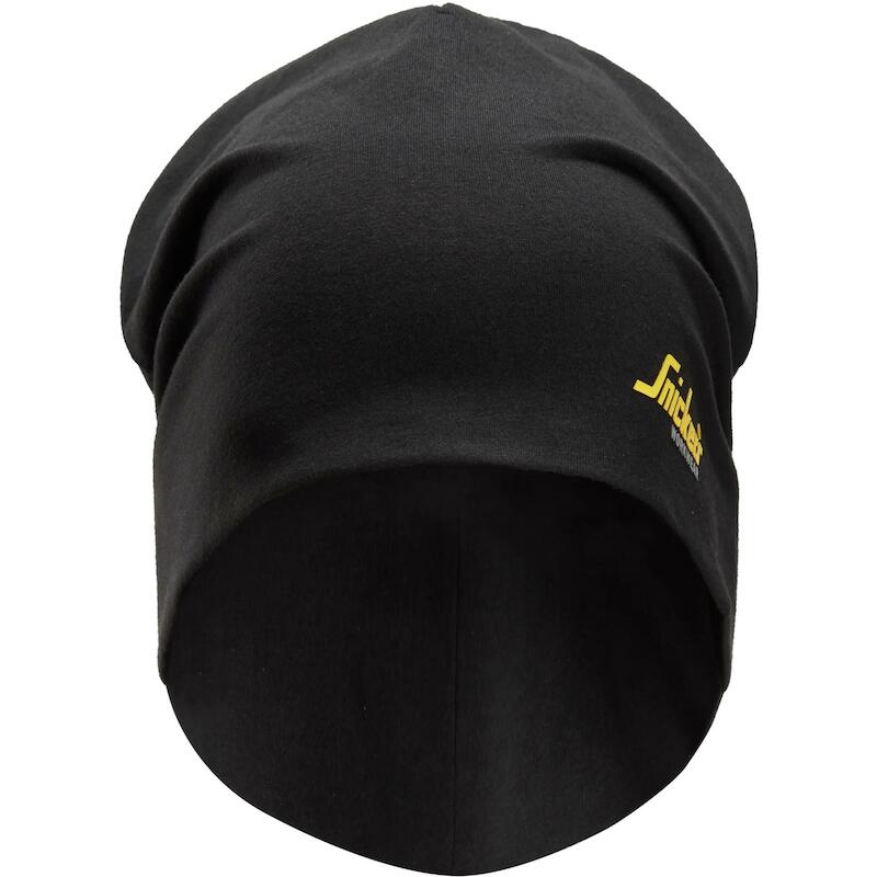 BONNET BEANIE NOIR + LOGO   9032 ONE SIZE SNICKERS