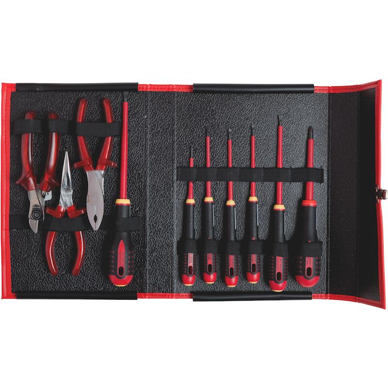 JEU D'OUTILS ISOLES         3045/1VDE - 10P. BAHCO