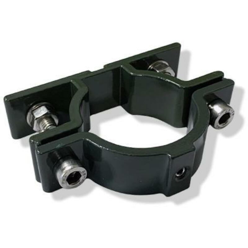 BEUGEL TBV PAAL ROND        76 MM GRIJS
