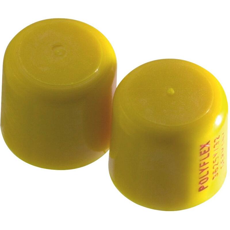 RESERVEDOPPEN PU GEEL HAMER 3625YL 22MM PAAR BAHCO