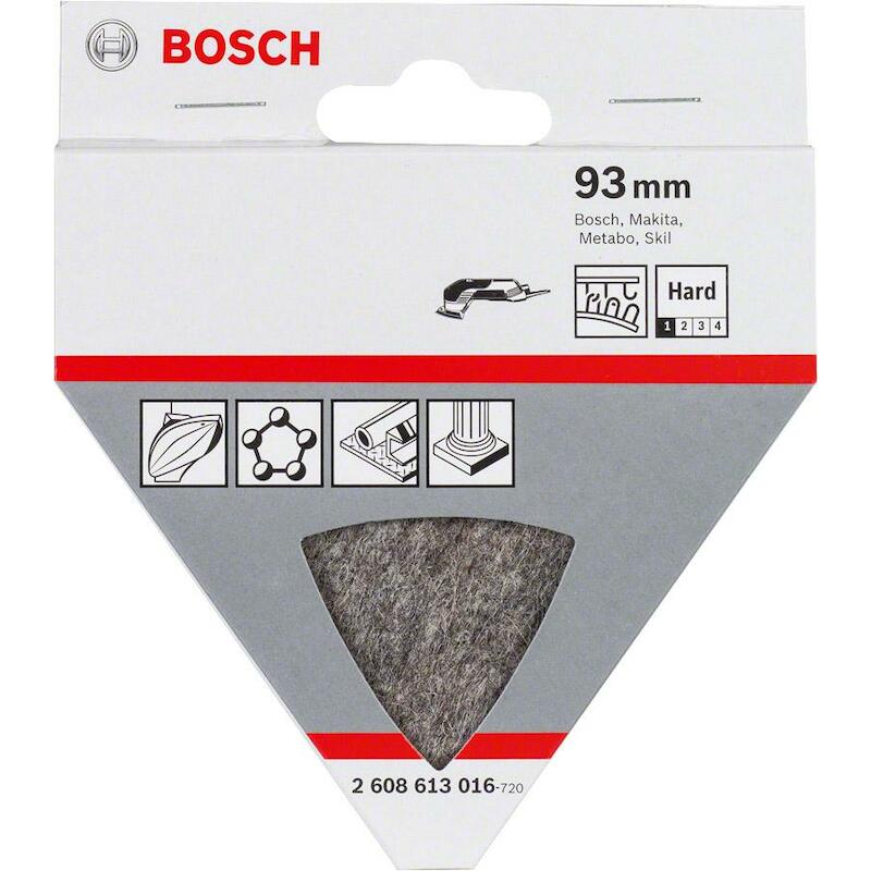 POLIJSTVILT DELTA 93MM HARD 2608613016       BOSCH