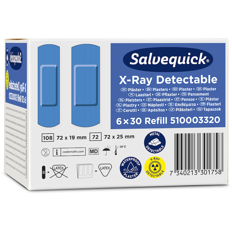 PANSEMENT DETECTABLE X-RAY  510003320 (6X30PC)SALV