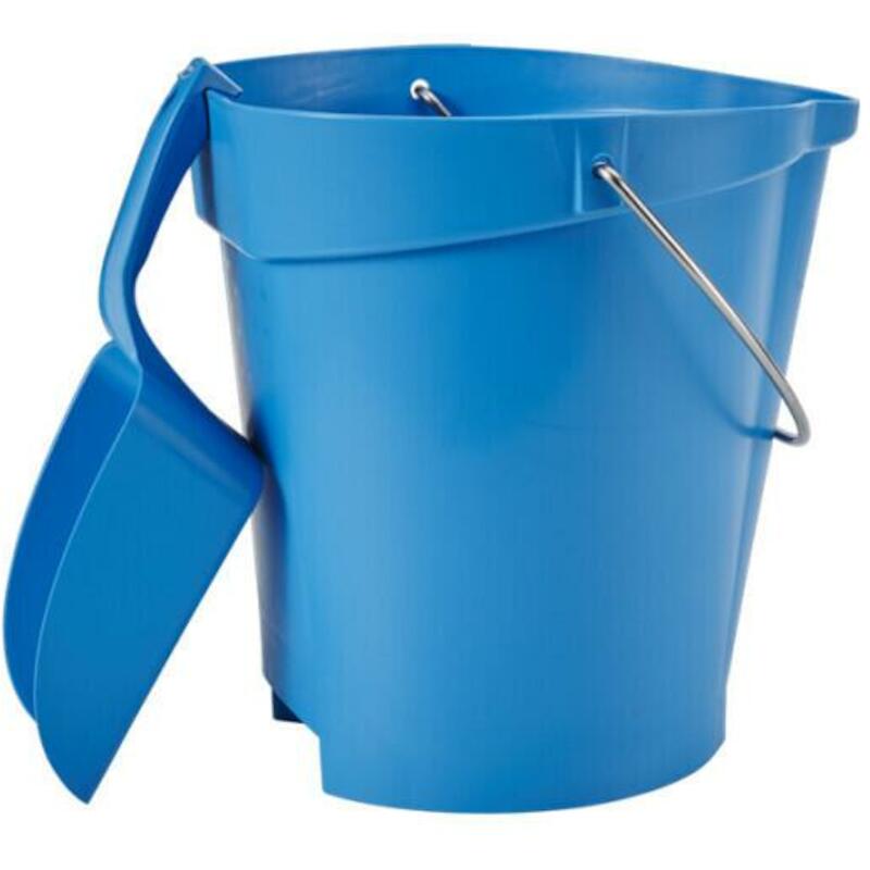 SEAU PP/INOX BLANC          5686/5 - 12L     VIKAN