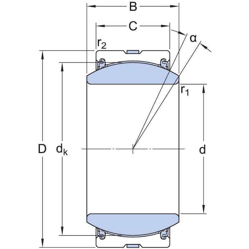 GEWRICHTSLAGER              GE 80 TXG3A-2LS    SKF