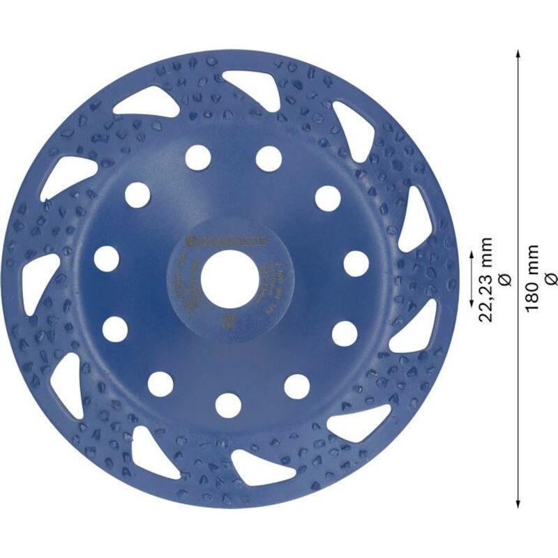 MEULE ASSIETE DIAMANT 180MM 2608901749  GROS BOSCH