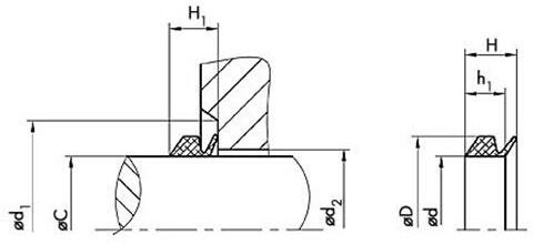 V-RING - USA - NBR 60 95
