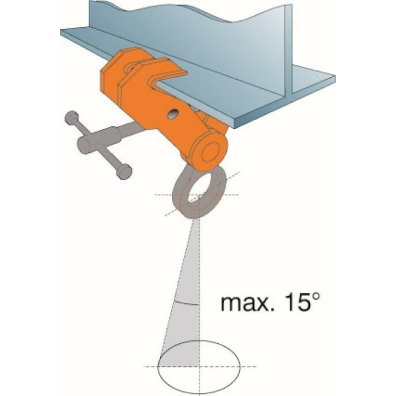 BALKENKLEM 5T (SPINDEL)     CSV-5.0 150-300MM REMA