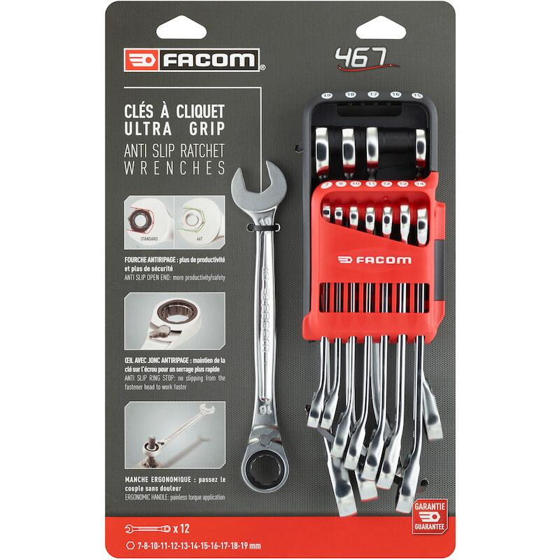 SET RINGSTEEKRATELSLEUTELS  467B.JP12PB(12ST)FACOM