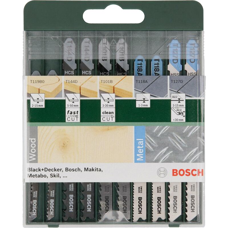 DECOUPEERZAAGBLADENSET "T"  2609256746 (10ST)BOSCH