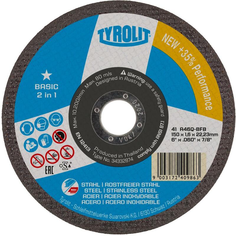 DISQUE TRONÇ. 125X1,0X22,23 BASIC          TYROLIT