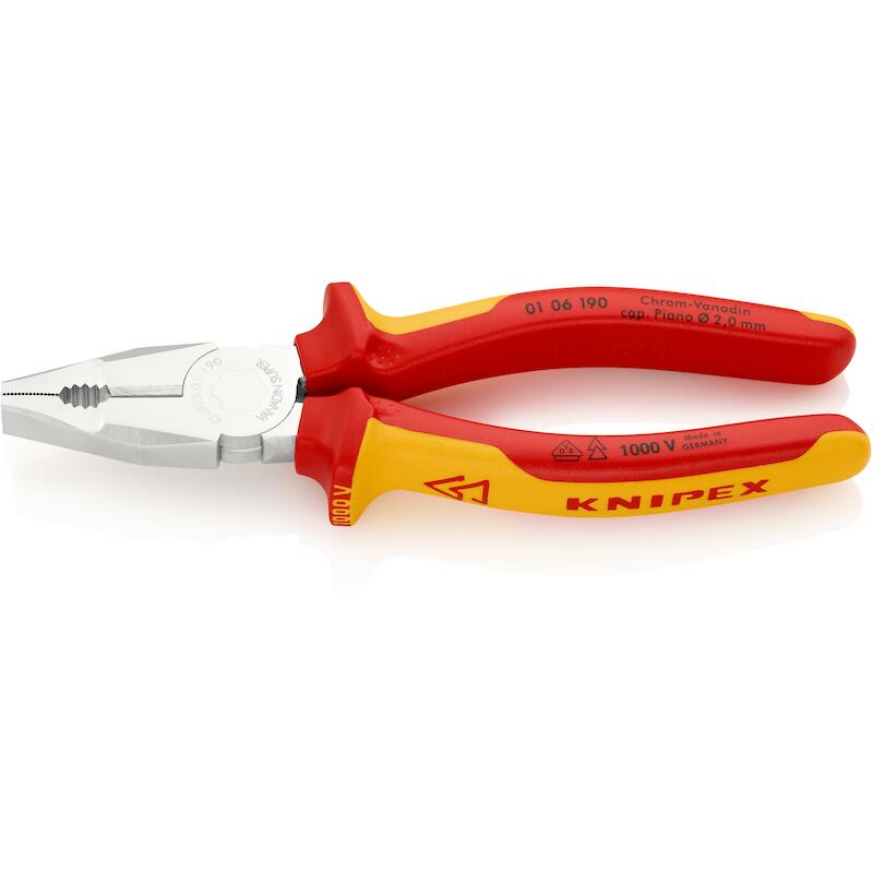 COMBINATIETANG VDE          01 06 - 190MM   KNIPEX