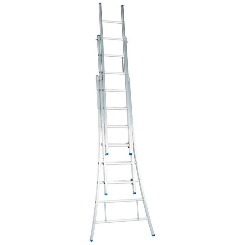 LADDER OPEN VOET   3X 8 SPORTEN D08 - 4,75M SOLIDE