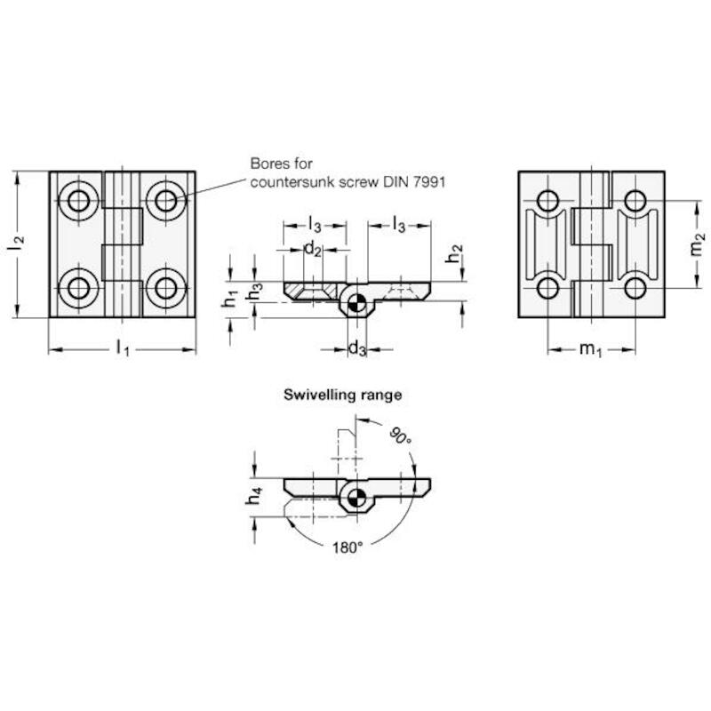 SCHARNIER 60X60MM INOX      237-NI-60-60-A-GS