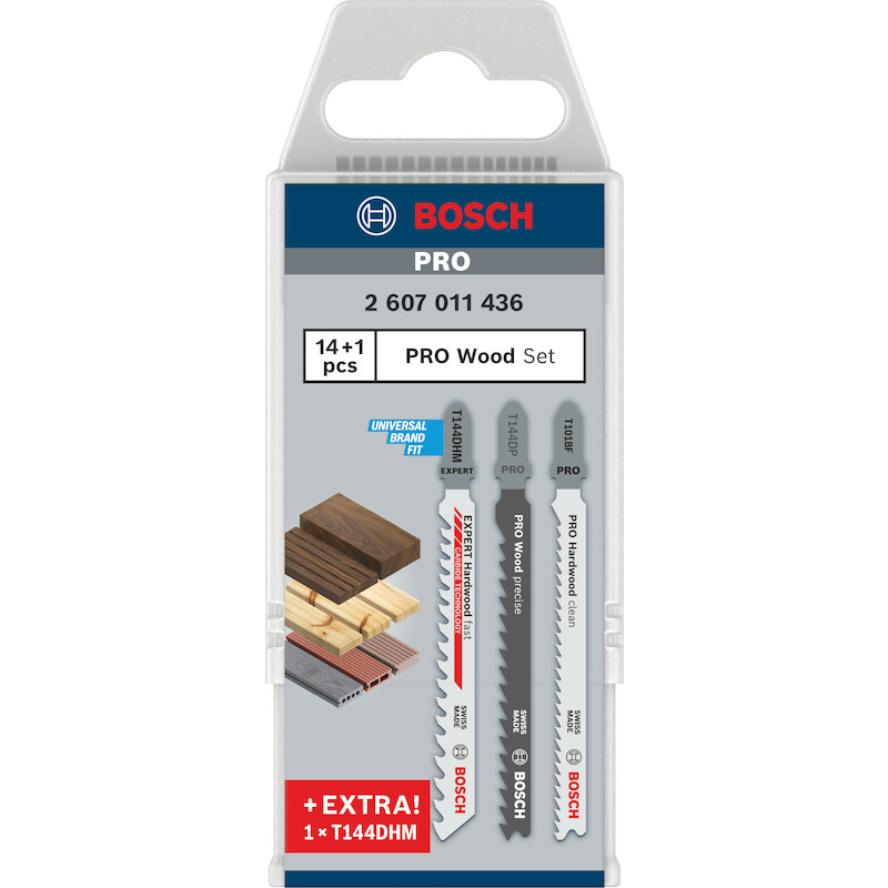 JEU LAMES SCIE SAUTEUSE BO. 2607011436 (15PC)BOSCH