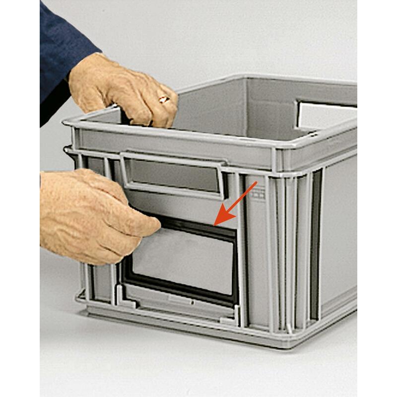 PORTE-ETIQUETTE FPZ95510007 150X85 NOIR       FAMI