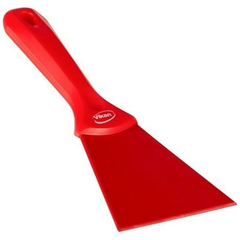 HANDSCHRAPER PP/NYLON ROOD  4013/4  100MM    VIKAN
