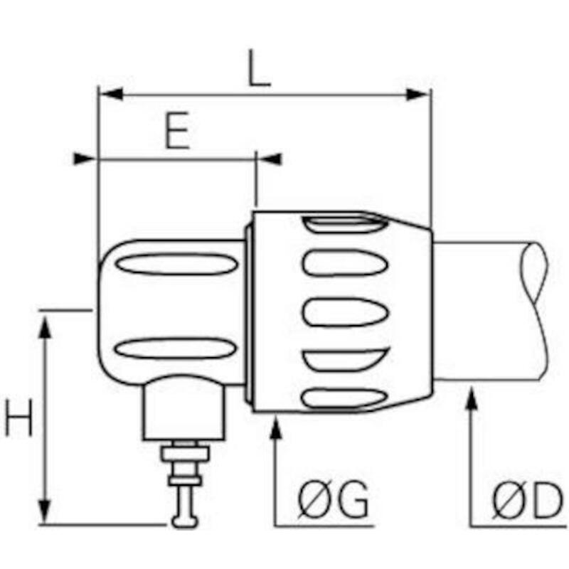 EINDSTOP MET AFTAP 25MM     6625 25 00    TRANSAIR