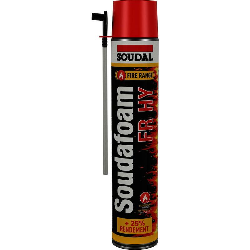 PU-SCHUIM VUURBESTEND.750ML SOUDAFOAM FR HY SOUDAL