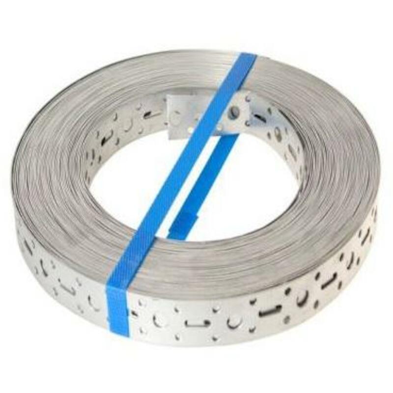 FEUILLARD PERFORÉE 25X1MM   25102004 GALVA 10M