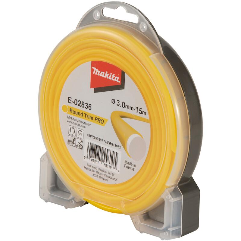 NYLONDRAAD TYPE ROND PRO, 3,0 MM X 15 M - E-02836 - MAKITA